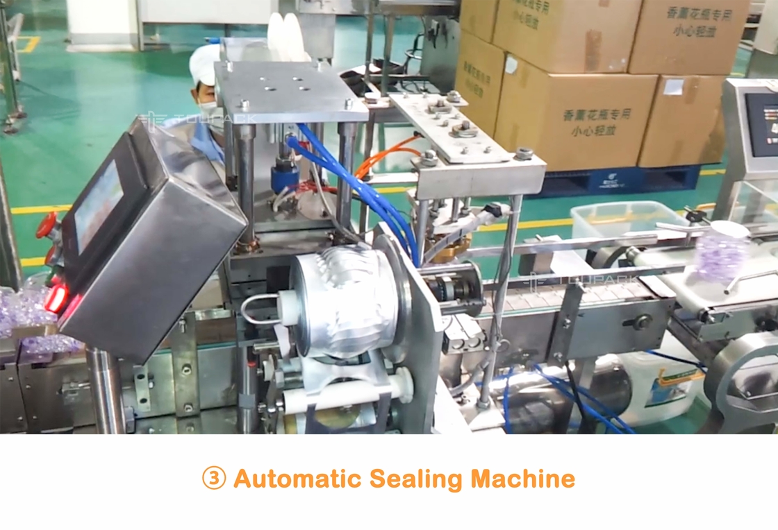 อัตโนมัติ 10 หัว Multihead Weigher ซักขวดลูกปัดสามารถบรรจุขวดและระบบบรรจุ