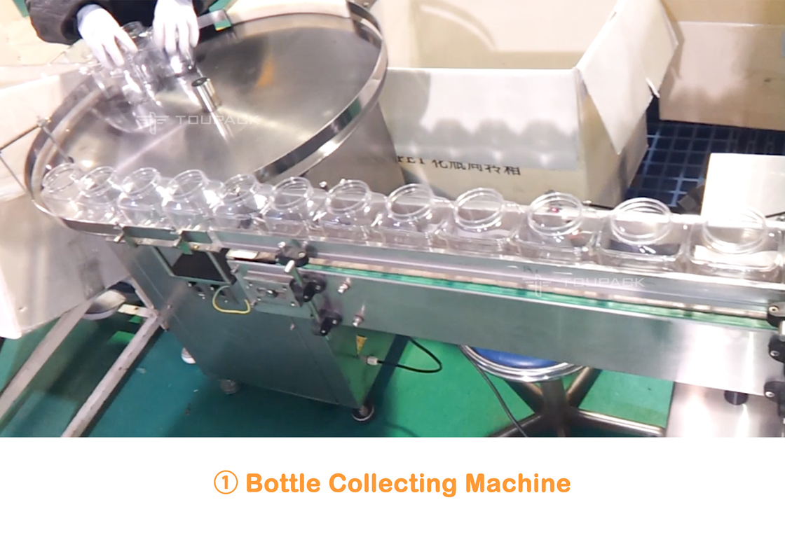 อัตโนมัติ 10 หัว Multihead Weigher ซักขวดลูกปัดสามารถบรรจุขวดและระบบบรรจุ