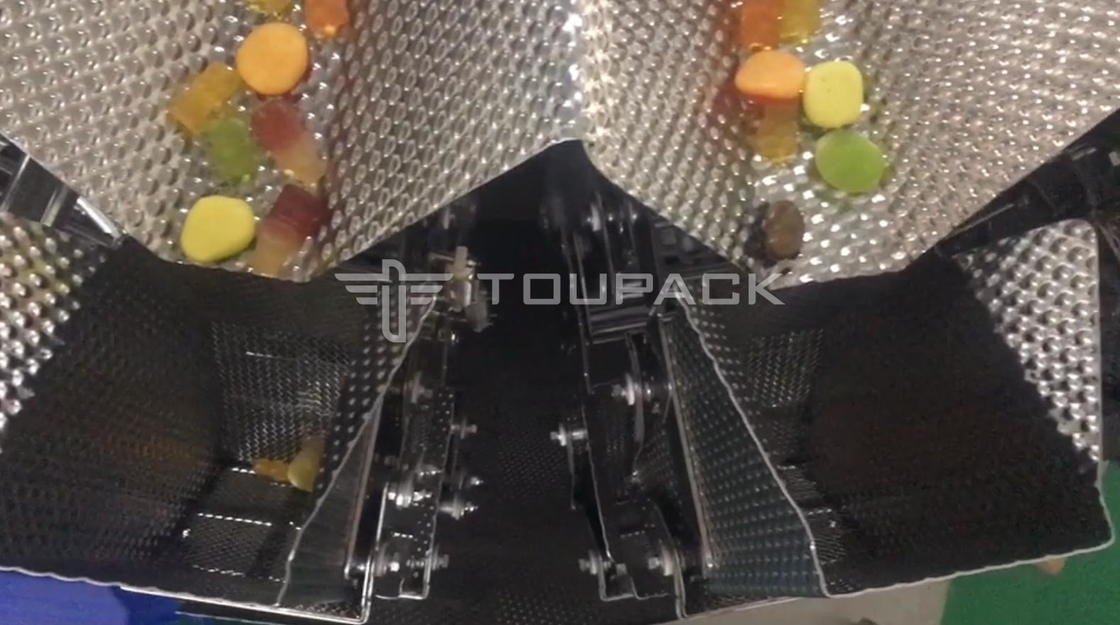 เครื่องบรรจุบรรจุอัตโนมัติสำหรับถุงหมอน Premade Doypack Gummy Bear Candy