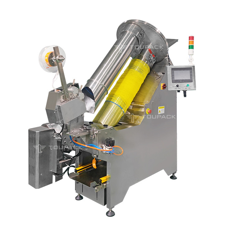 Semi Auto Mesh Bag Net Packing Machine สําหรับกระเป๋าสะพายกระเป๋าสะพายกระเป๋าสะพายกระเป๋า