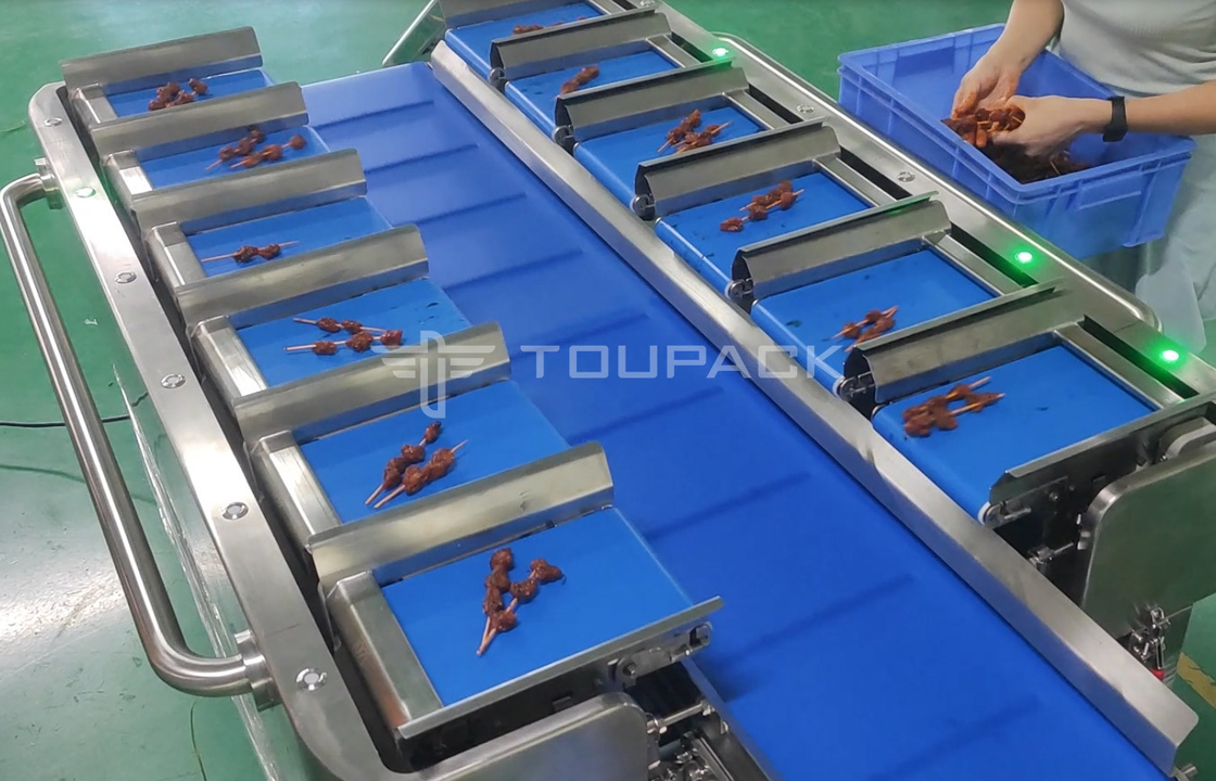 PLC อิเล็กทรอนิกส์ น้ําหนักสเต็ก ปลา ไก่ อาหารทะเล กุ้ง น้ําหนัก โซซส