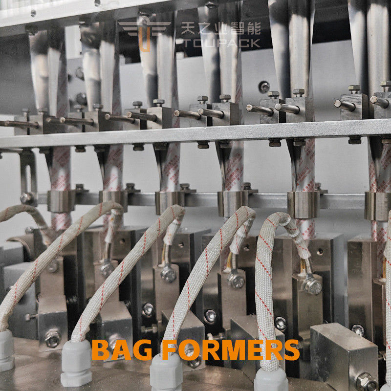 เครื่องบรรจุอาหารอัตโนมัติหลายเลน 3 ใน 1 เครื่องบรรจุน้ําตาลผสมผสานผงกาแฟ