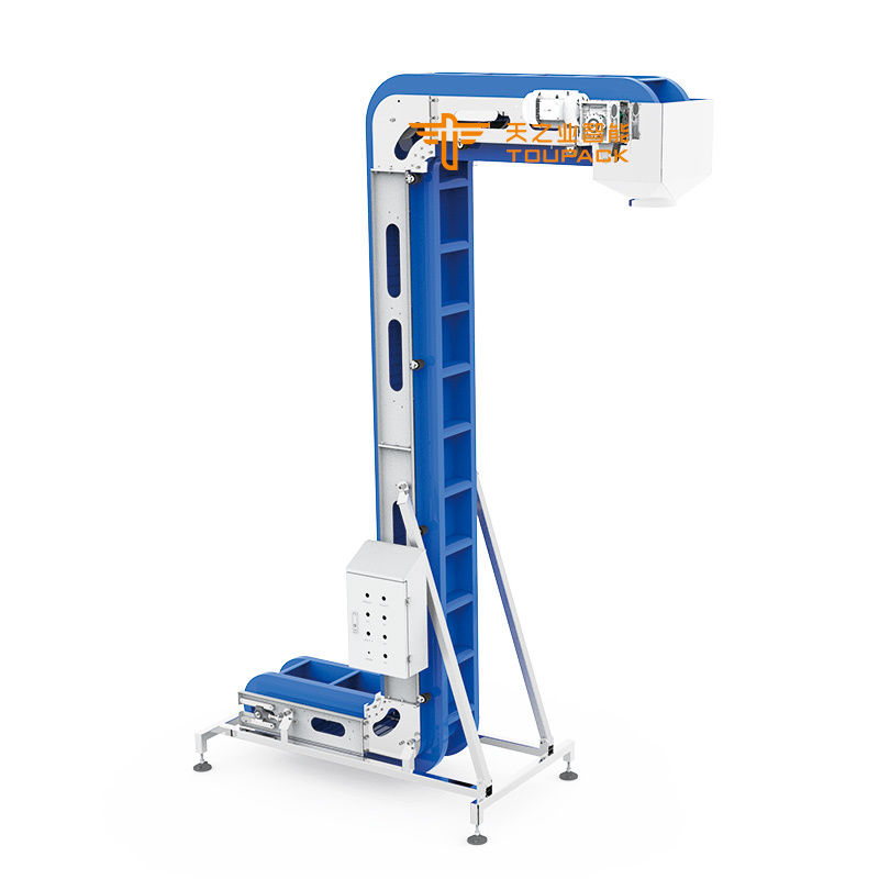 เครื่องยกอิเล็กทรอนิกส์ชั้นอาหารขนาดสูง เครื่องขนส่งถังชนิด Z สําหรับน้ําตาล/เมล็ด