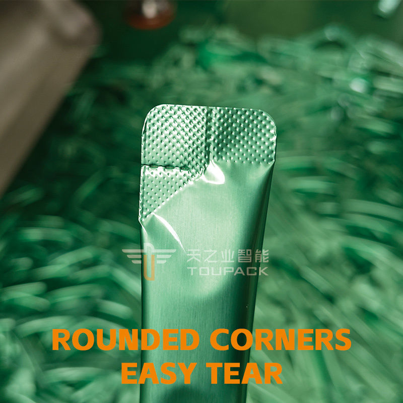 เครื่องบรรจุและเติมเคทชัป Vffs อัตโนมัติเต็ม เครื่องบรรจุและเติมเคทชัป Multi Track Vertical 4 Sides Seal Sachet