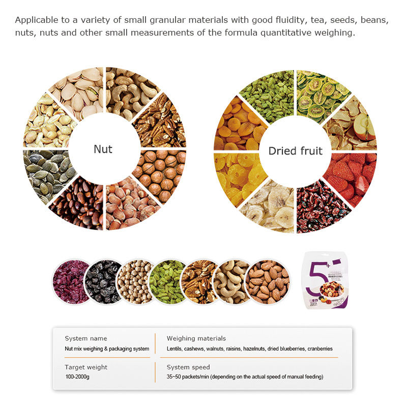 ปรับปรุงอัตโนมัติ 200g 500g 1000g แคนดี้ผสมถั่วถั่วถั่วเคชิว กระปุกกระปุกกระปุก กระปุกกระปุก