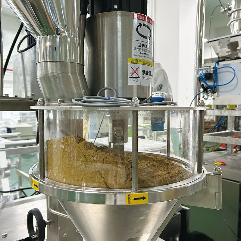 เครื่องบรรจุแนวตั้งแบบอัตโนมัติ 200 กรัม 300 กรัม 500 กรัม เครื่องบรรจุผง เครื่องบรรจุถุง Doypack ผงโปรตีนเวย์