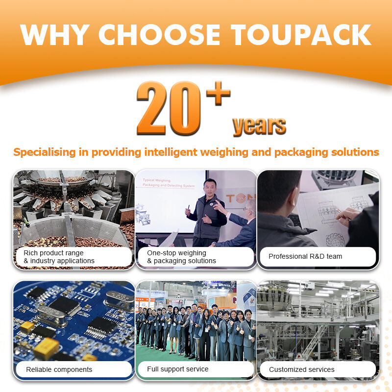 เครื่องบรรจุถุงสำเร็จรูปแบบหมุนอัตโนมัติความเร็วสูง Doypack พร้อมเครื่องชั่งน้ำหนัก Multihead 10/14 หัว