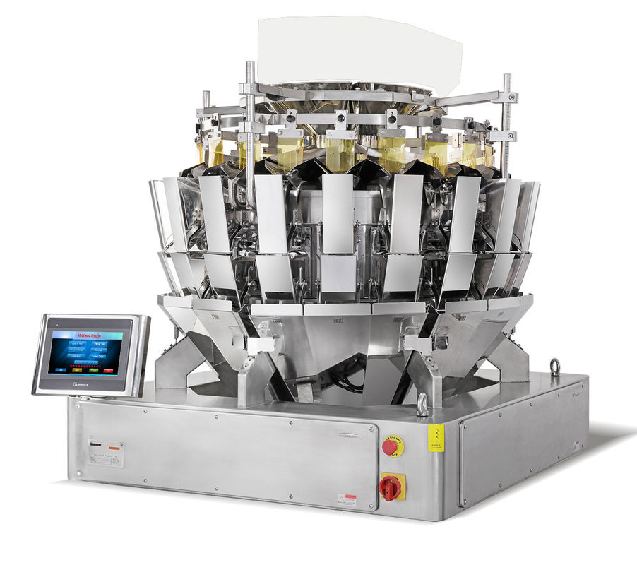 MCU System 1.6L เครื่องบรรจุขนมขบเคี้ยวพร้อมหน้าจอสัมผัสสี 7 นิ้ว'