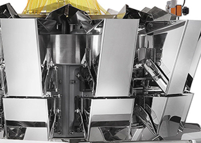 All In One 10 Head 1.6L 60pc / Min เครื่องบรรจุขนมขบเคี้ยวสำหรับถั่ว