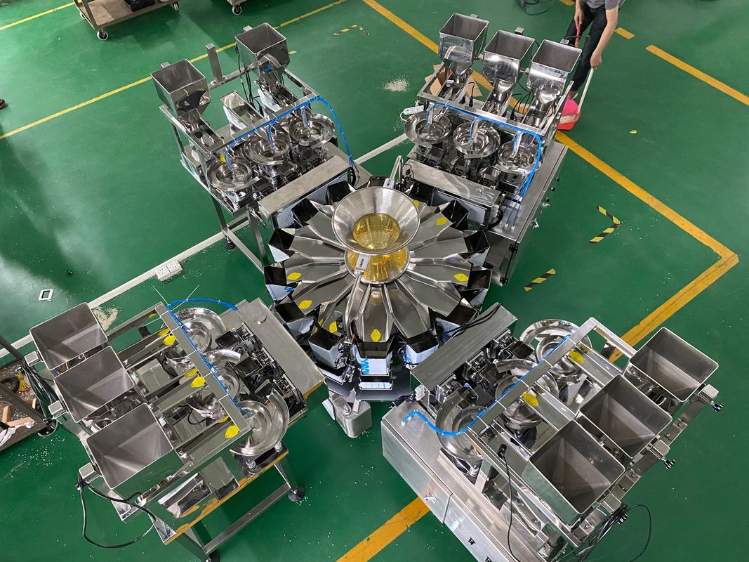 เครื่องบรรจุกล้วยชิป 2.5m³ / H 1.0L อัตโนมัติพร้อมหน้าจอสัมผัส