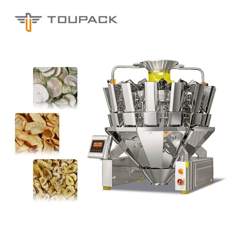 MCU PLC Control SS304 2.5L เครื่องบรรจุน้ำหนักอัตโนมัติสำหรับ Banana Chips