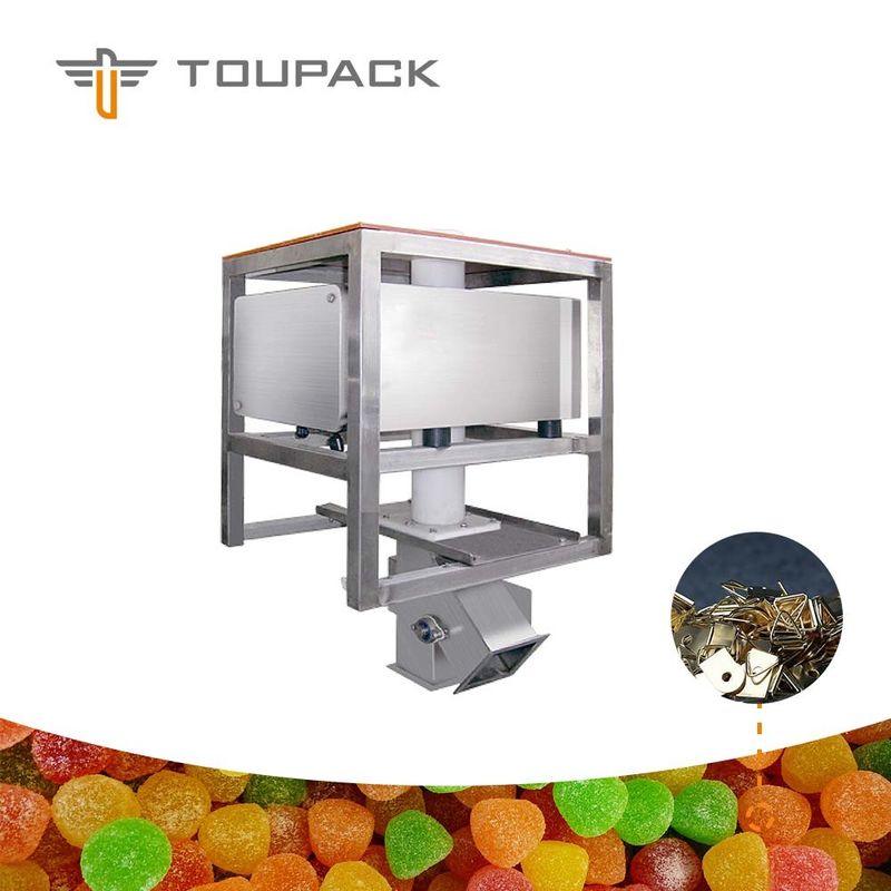Gravity Free Fall 75mm Tube 3 Ton / H เครื่องตรวจจับโลหะสำหรับผงแห้ง