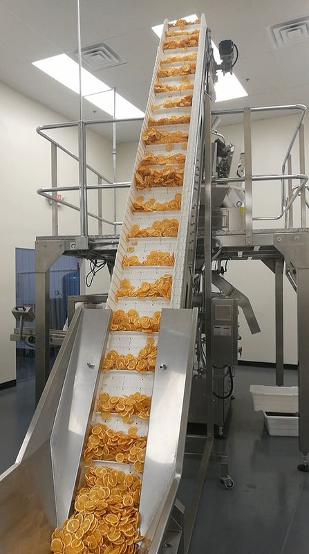 40 ถุง / นาที PLC เครื่องบรรจุโรตารี่ Multihead Weigher สำหรับผลไม้แห้ง Lemond Premade Pouch