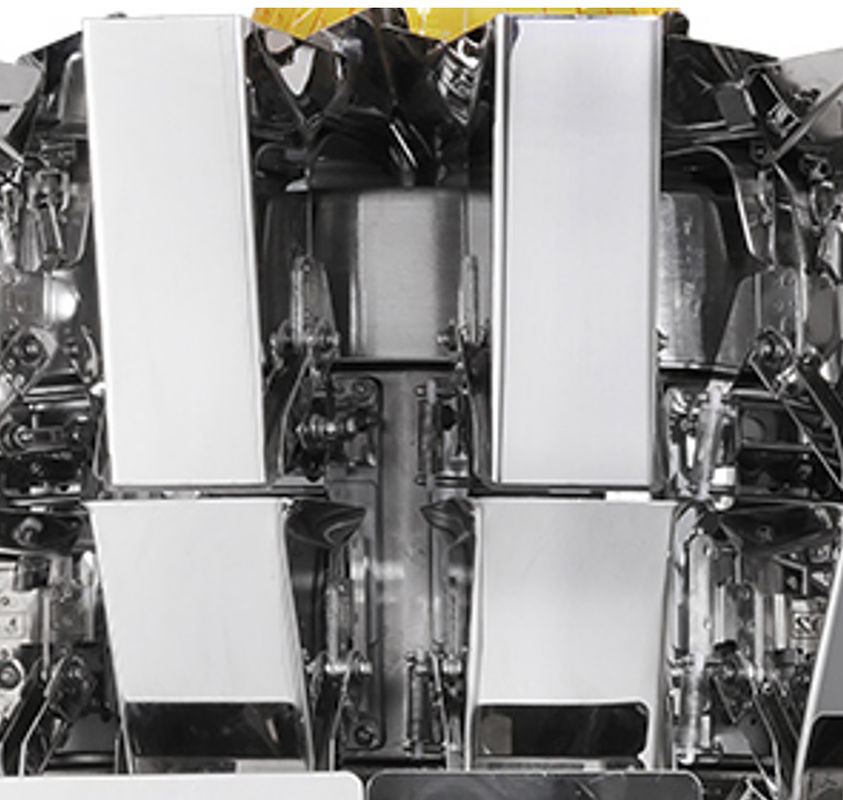 0.8L 1.6L Multihead Weigher All In One บรรจุภัณฑ์สำหรับข้าวโอ๊ตบิสกิต
