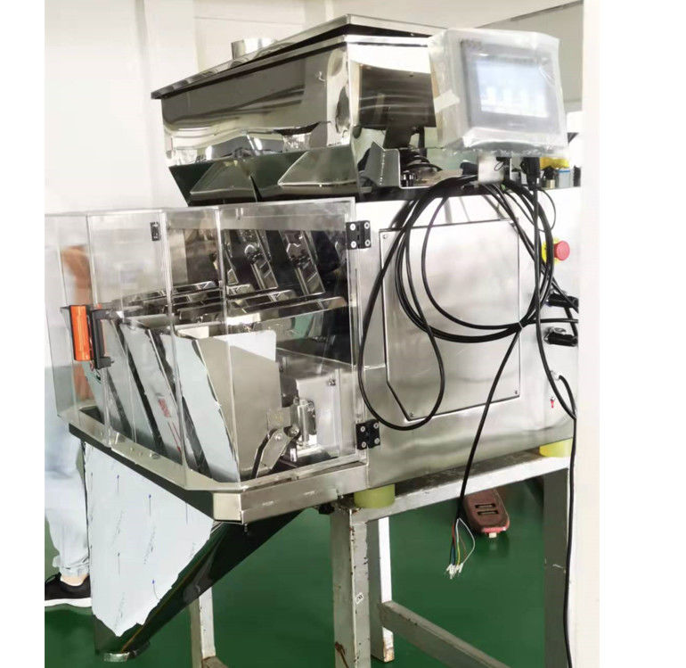 เครื่องบรรจุน้ำหนักเชิงเส้น 4 หัว 3L สำหรับเม็ดน้ำตาลเกลือข้าว Grain