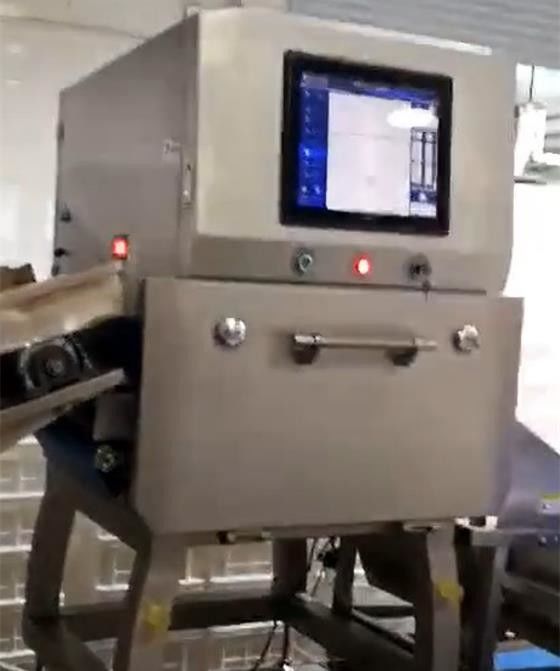 1 Microsievert / H X Ray ระบบตรวจสอบอาหาร SUS304 สำหรับ Chips Nuts