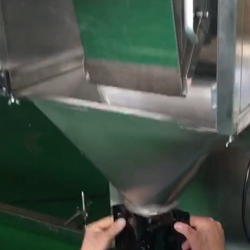 10WPM เครื่องชั่งอัตโนมัติบรรจุและปิดผนึกเครื่องหัวเดียว 3L เครื่องชั่งเชิงเส้นเกรดอาหาร