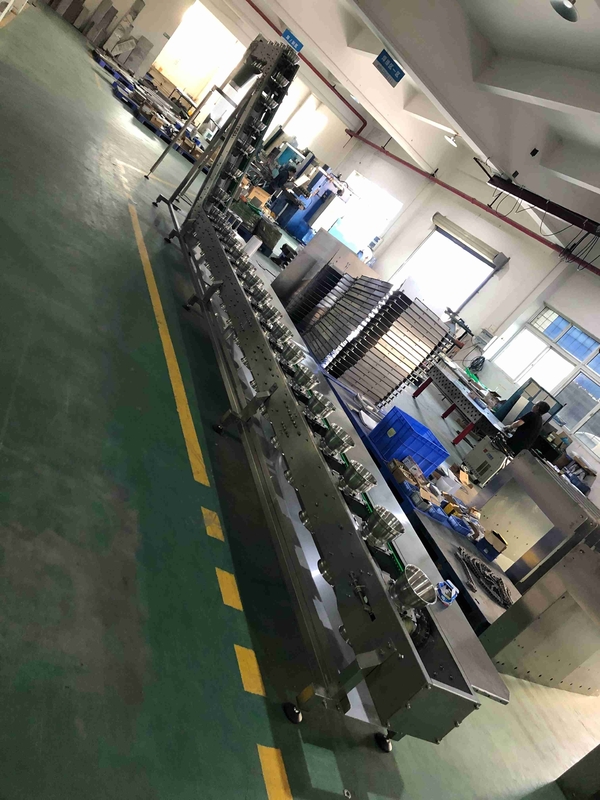 0.75KW เครื่องบรรจุภัณฑ์ดองอาหารที่สามารถวัดได้ปลอดภัยประเภทชาม Tipplers สายพานลำเลียงสำหรับ Patches Blocks