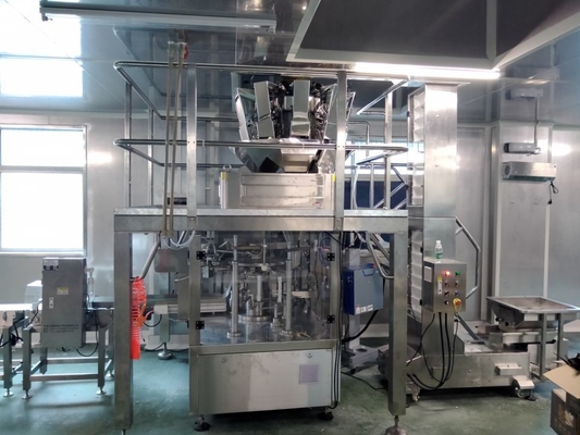 สแตนเลสอุตสาหกรรมใช้ Multihead Weigher รวมเครื่องชั่งน้ำหนัก M14L1.6