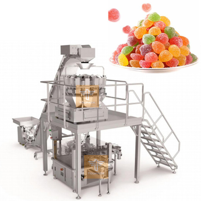 ระบบชั่งและเติมน้ํามันยําหลายฟังก์ชัน Candy 14 Bucket Multihead Weigher
