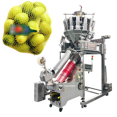 เครื่องตัดกระเป๋าสะพายกระเทียมแบบอัตโนมัติเต็ม สายบรรจุกระเป๋ากระเทียม