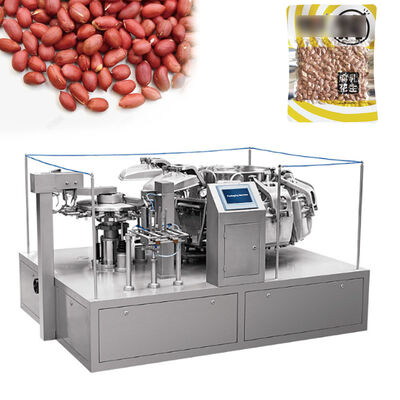 อัตโนมัติเบสกิต Multihead Weigher กระเป๋าพลาสติก ยืนขึ้นกระเป๋า Doypack เติมเครื่องปิด