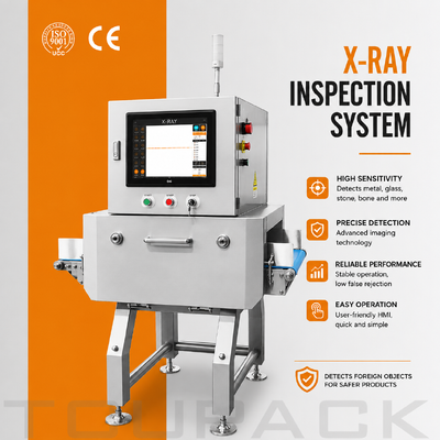 เครื่องเอ็กซเรย์ตรวจสอบอาหารสำหรับการตรวจจับวัตถุแปลกปลอม | TOUPACK TTX Series