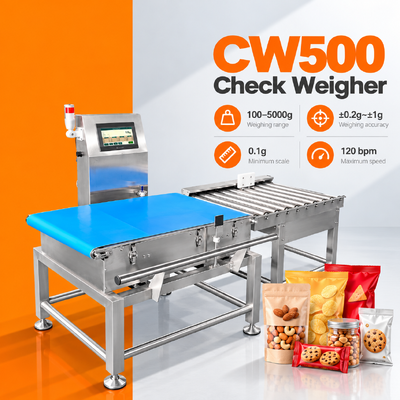 Industrial Conveyor Checkweigher Machine for Heavy Package Weight Inspection