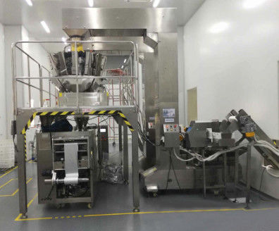 ISO9001 50Bpm เครื่องบรรจุและปิดผนึกการชั่งน้ำหนักอัตโนมัติสำหรับ Peanuts หนังปลา