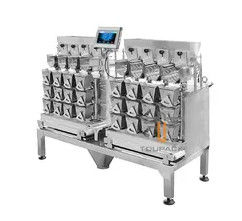 เครื่องชั่งน้ำหนักแบบหลายหัว 60P / M 8 หัวเร็วสำหรับอาหารเหนียว