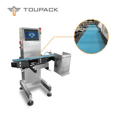 สายพานลำเลียงตรวจสอบน้ำหนัก 150WPM ความยาว 200 มม. ความเร็วสูงสำหรับเภสัช