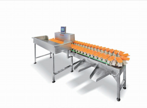 สแตนเลส Multihead Weigher เครื่องบรรจุการคัดแยกอุปกรณ์